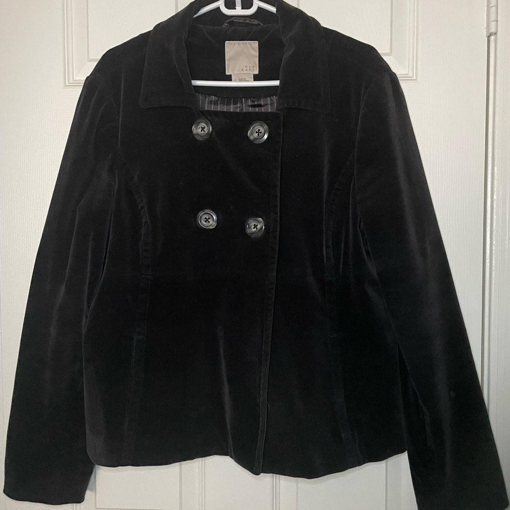 Velour Peacoat